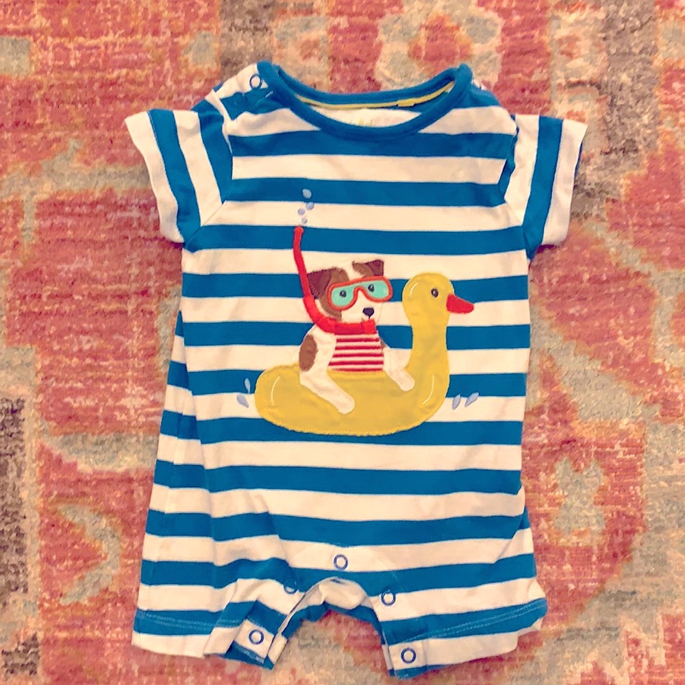 Baby Boden shortie one piece (3-6m)